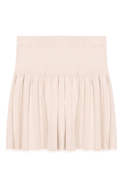 Комплект из футболки и юбки EMPORIO ARMANI светло-бежевого цвета по цене 31750 руб., арт. EG000767/AF22788, фото 5 Комплект из футболки и юбки EMPORIO ARMANI, арт. EG000767/AF22788, фото 5