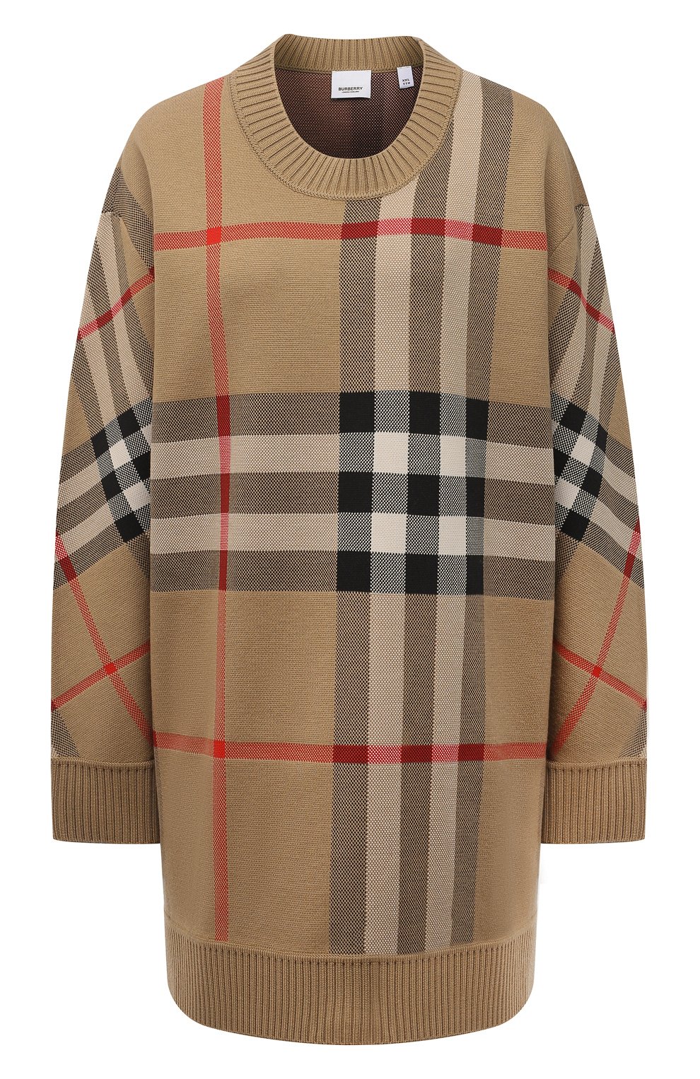 Пуловер BURBERRY бежевого цвета по цене 97600 руб., арт. 8039152, фото 1 Пуловер BURBERRY, арт. 8039152, фото 1