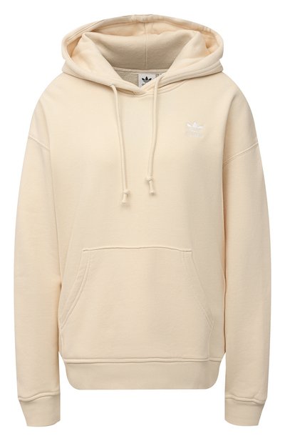 Хлопковое худи ADIDAS ORIGINALS кремового цвета по цене 8960 руб., арт. HF2088, фото 1 Хлопковое худи ADIDAS ORIGINALS, арт. HF2088, фото 1