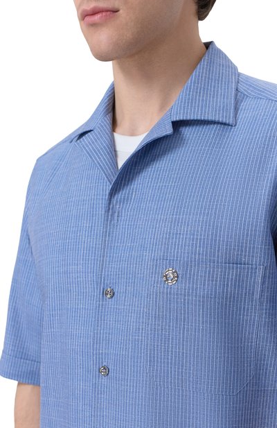 Рубашка из шерсти и шелка STEFANO RICCI, арт. SP008239/WKL09U, фото 5