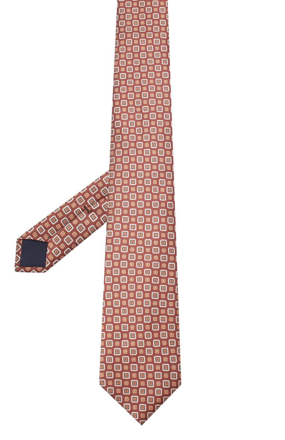 Шелковый галстук CORNELIANI оранжевого цвета по цене 15250 руб., арт. 85U302-0120349/00, фото 2 Шелковый галстук CORNELIANI, арт. 85U302-0120349/00, фото 2