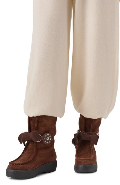 Замшевые полусапоги snowish VALENTINO, арт. 7W2S0MM7/JEG, фото 2