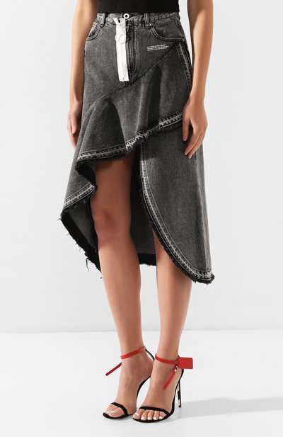 Джинсовая юбка OFF-WHITE, арт. 0WYF001R197740577500, фото 3