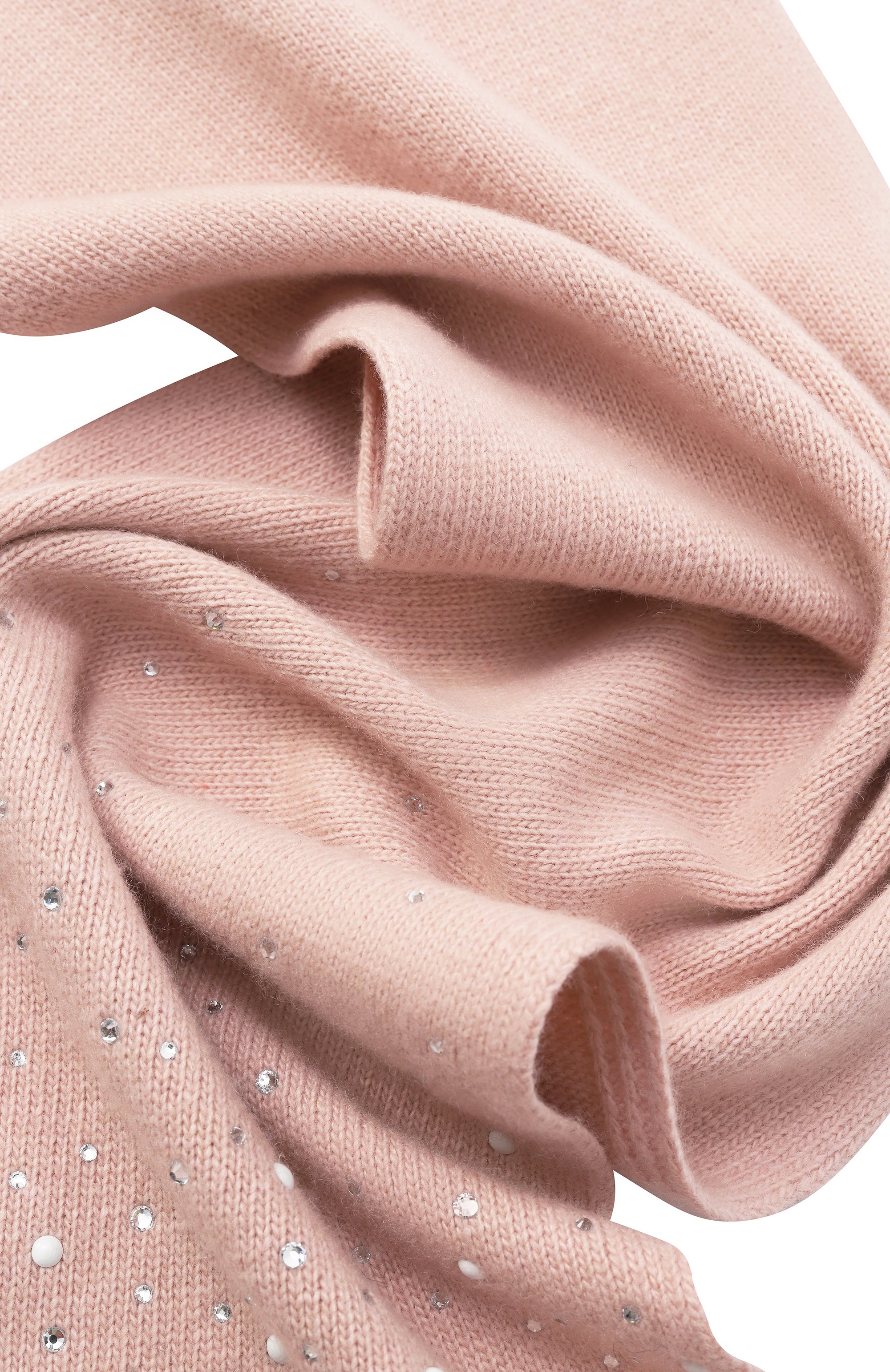 Шарф из вискозы и шерсти BALMAIN светло-розового цвета по цене 31150 руб., арт. BX0C53, фото 2 Шарф из вискозы и шерсти BALMAIN, арт. BX0C53, фото 2