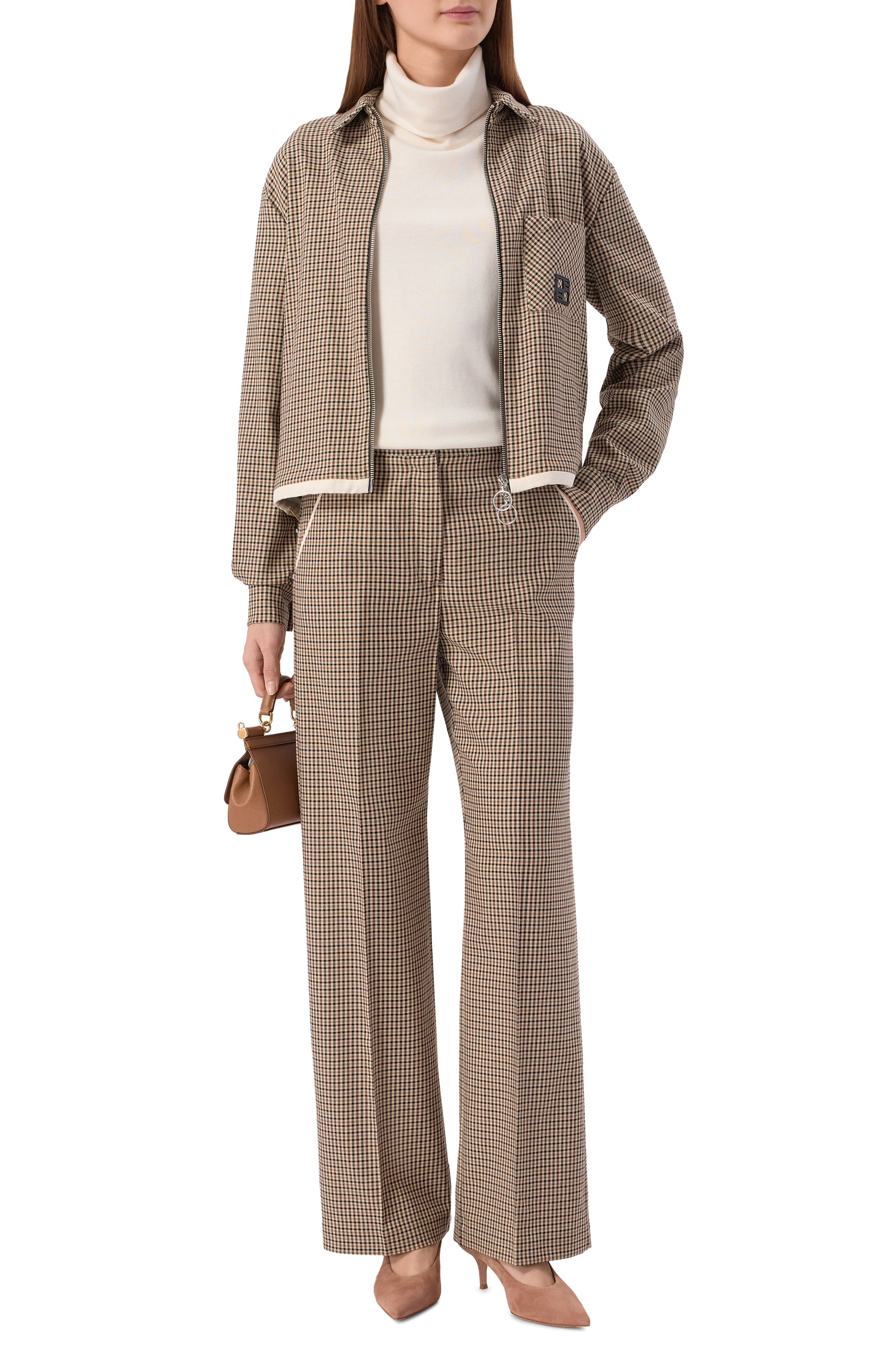 Брюки BEATRICE .B бежевого цвета по цене 34350 руб., арт. 25FA1098SW111, фото 2 Брюки BEATRICE .B, арт. 25FA1098SW111, фото 2