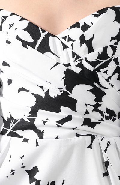 Платье-миди RASARIO черно-белого цвета по цене 103240 руб., арт. 0109S20_21, фото 5 Платье-миди RASARIO, арт. 0109S20_21, фото 5