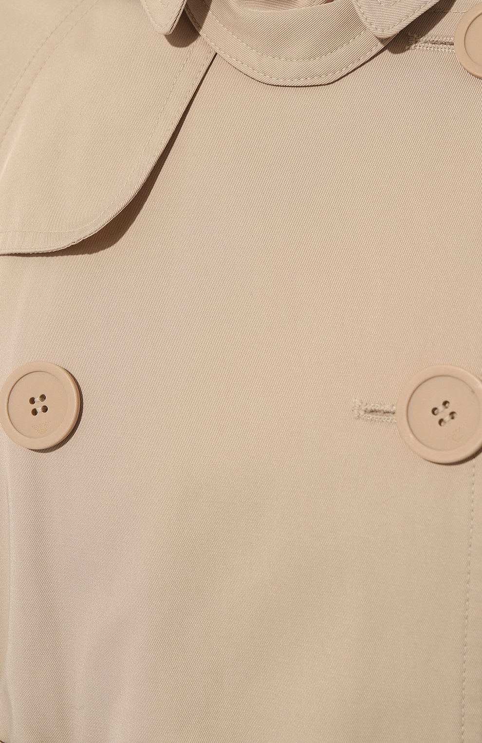 Тренч EMPORIO ARMANI светло-бежевого цвета по цене 59950 руб., арт. 3R2L72/2NHYZ, фото 5 Тренч EMPORIO ARMANI, арт. 3R2L72/2NHYZ, фото 5