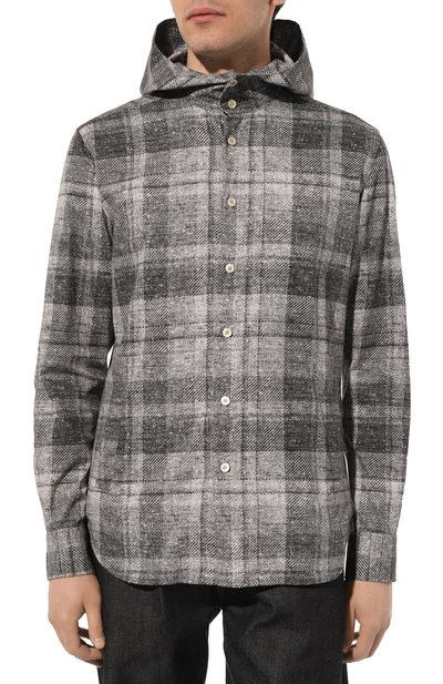 Хлопковая рубашка KITON, арт. UMCMARH0867504, фото 3