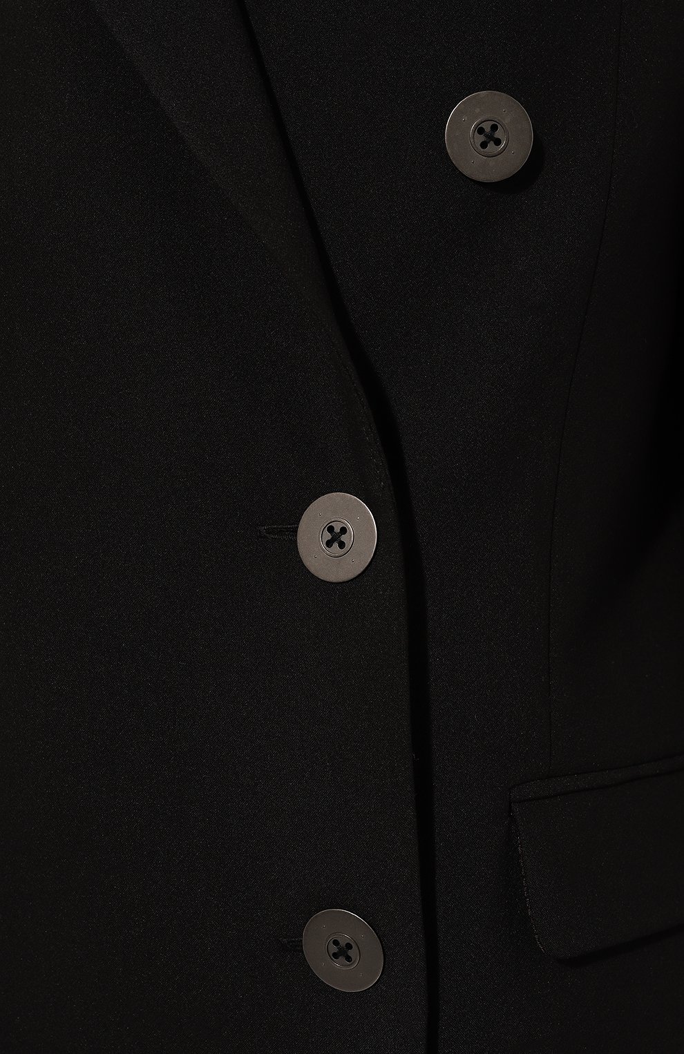 Жакет WHO_AM черного цвета по цене 47000 руб., арт. FJ3-SV238-BLK, фото 5 Жакет WHO_AM, арт. FJ3-SV238-BLK, фото 5