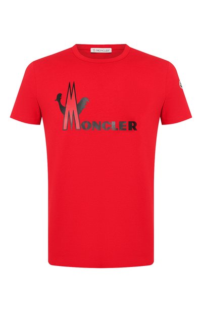 Хлопковая футболка MONCLER, арт. E2-091-80486-50-8390T, фото 1