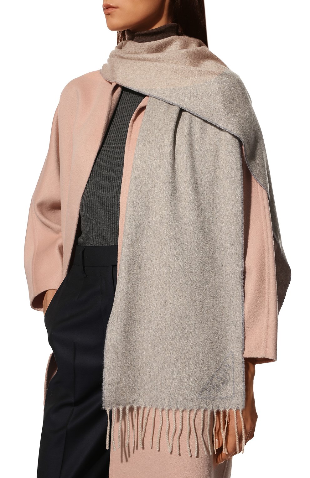 Кашемировый шарф PRADA, арт. 1FS009-2D3E-F0MFW, фото 2