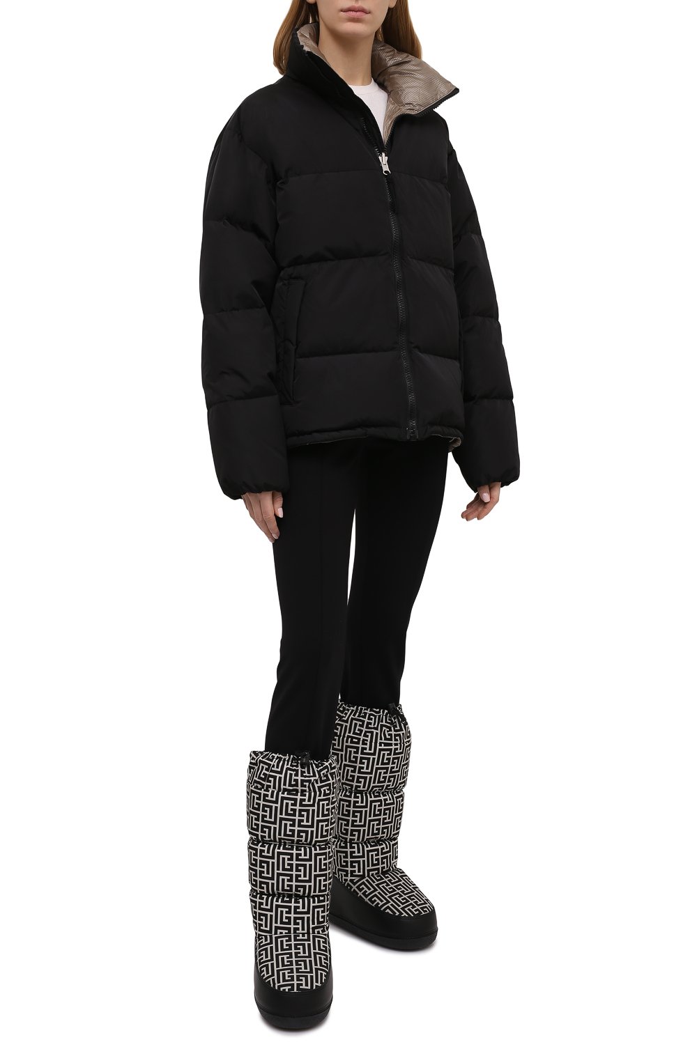 Двусторонний пуховик TANAKA, арт. ST-91/EC0-BLACK/BEIGE, фото 2