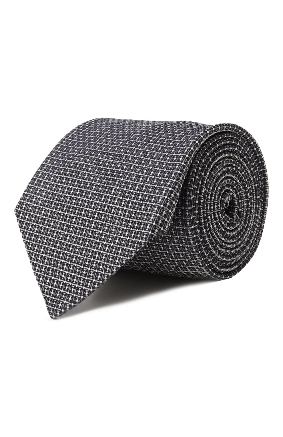 Шелковый галстук LANVIN серого цвета по цене 16050 руб., арт. TIE/3103, фото 1 Шелковый галстук LANVIN, арт. TIE/3103, фото 1