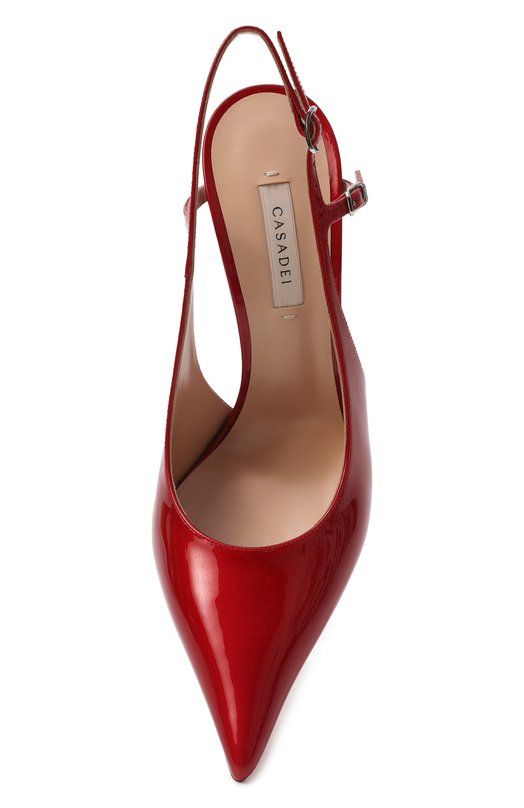 Лакированные туфли Superblade Jolly 100 Casadei 1G678B100M/C2924 Красный  1G678B100M/C2924 Фото 6