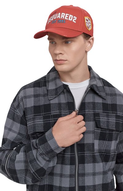 Хлопковая бейсболка DSQUARED2, арт. BCM0933 05C00001, фото 2