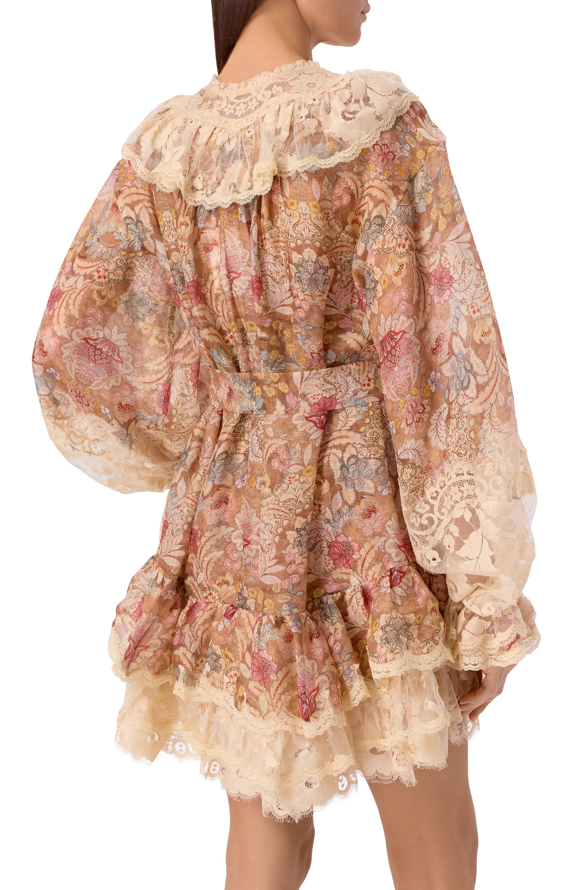 Платье изо льна и шелка ZIMMERMANN, арт. 7238DC261, фото 3