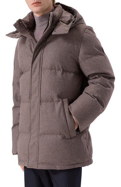 Пуховик siberia из шерсти и кашемира 12 STOREEZ, арт. 134076, фото 3