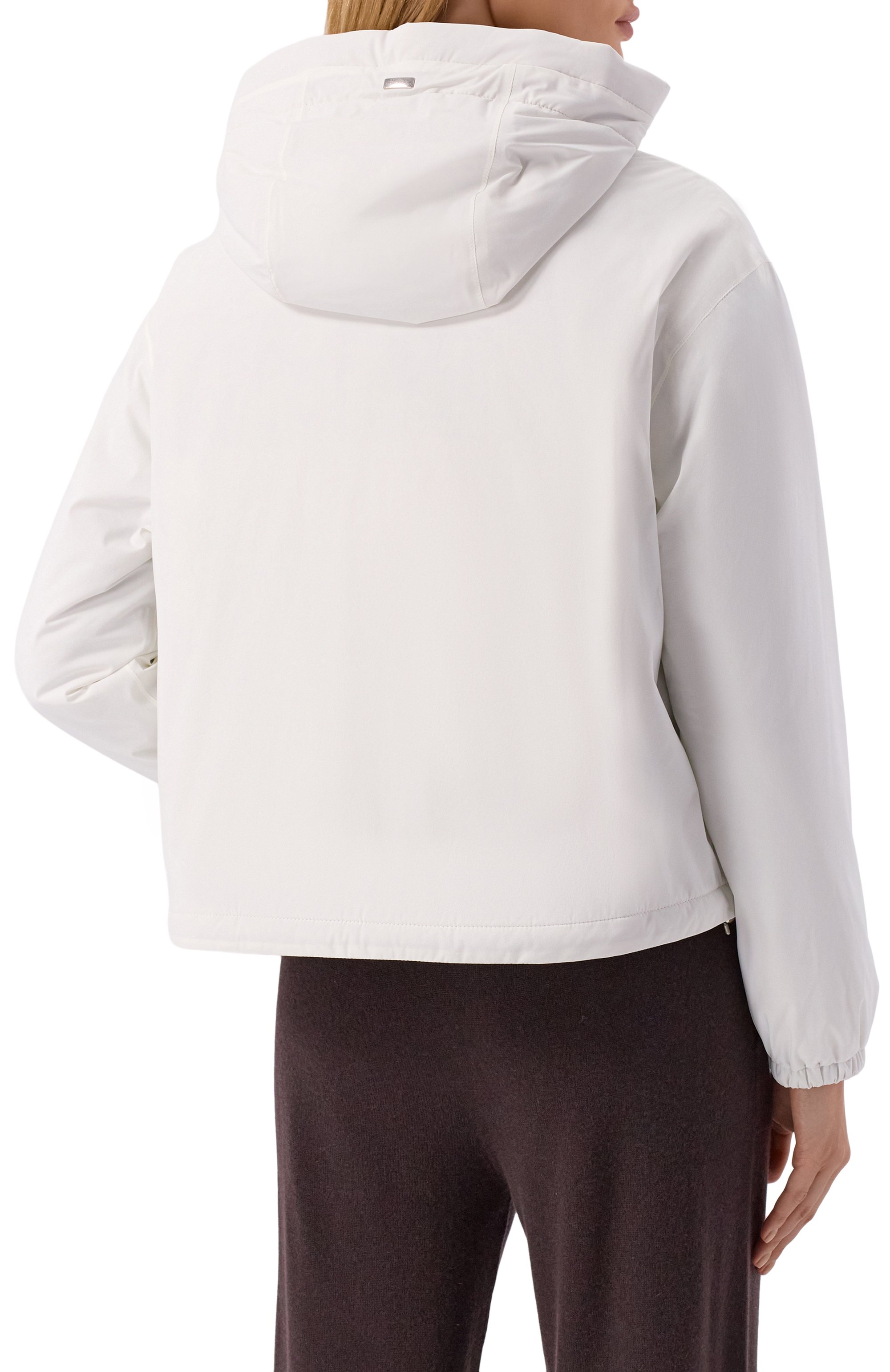 Утепленная куртка HERNO белого цвета по цене 99500 руб., арт. GC00070DR/12387SZ, фото 4 Утепленная куртка HERNO, арт. GC00070DR/12387SZ, фото 4