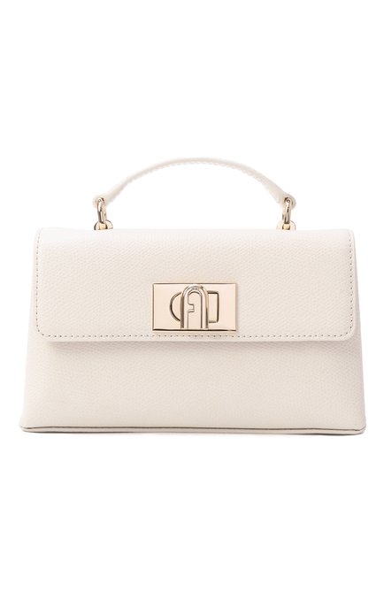 Женская сумка furla 1927 FURLA белого цвета, арт. WE00423/ARE000 | Фото 1 (Материал: Натуральная кожа; Ремень/цепочка: На ремешке; Драгоценные камни: Проставлено; Размер: mini; Материал сплава: Проставлено)