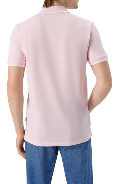 Хлопковое поло BOSS, арт. 50494697, фото 4