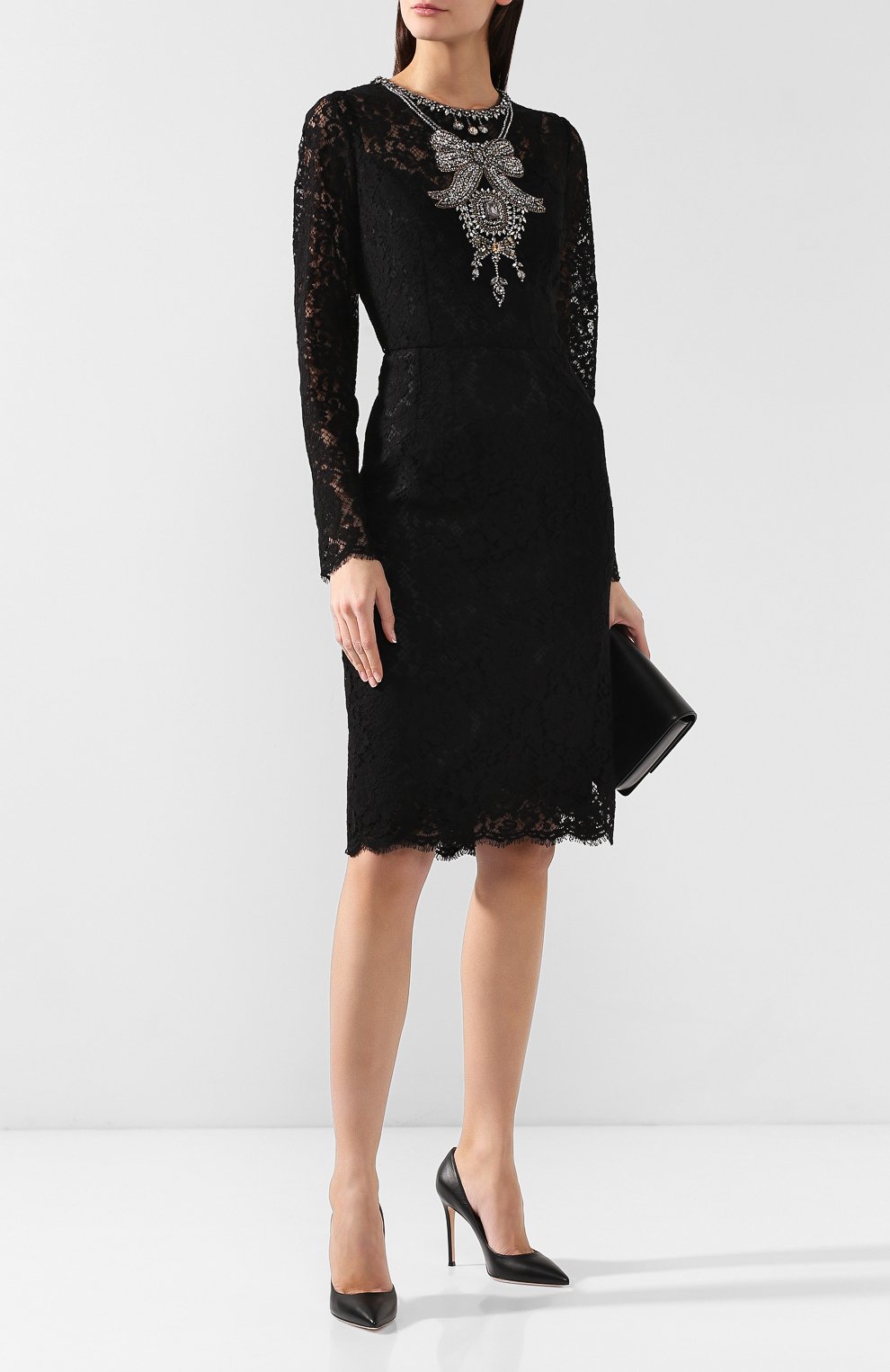 Кружевное платье DOLCE & GABBANA, арт. F6C5YZ/HLMCK, фото 2