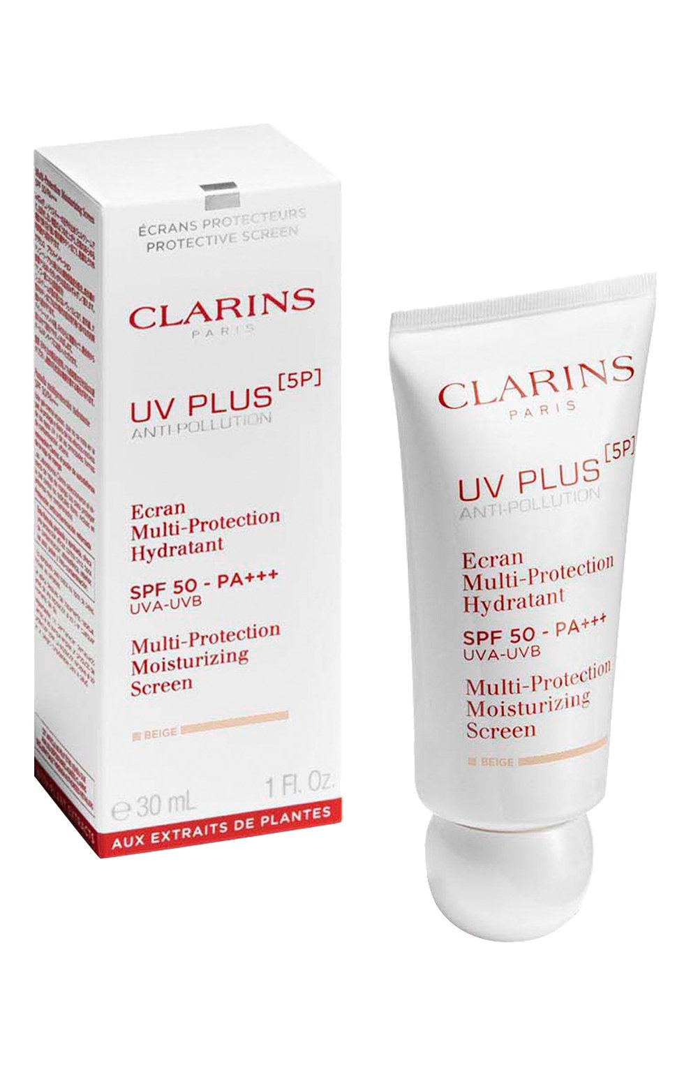 Увлажняющий защитный флюид-экран для лица spf 50, оттенок beige (30ml) CLARINS, арт. 80082939, фото 3
