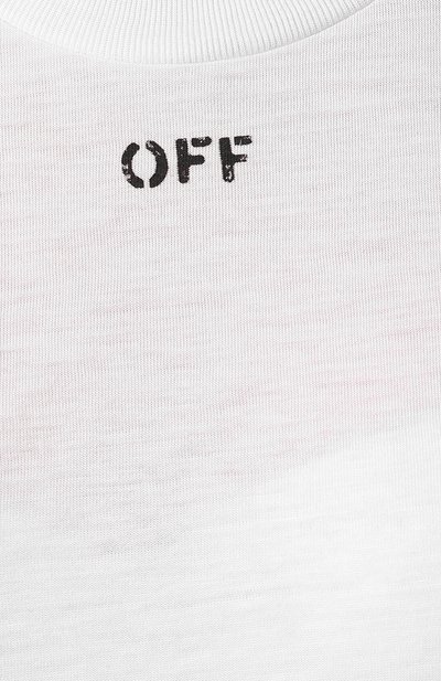 Футболка с логотипом бренда OFF-WHITE, арт. 0WAA040R19B980530110, фото 5