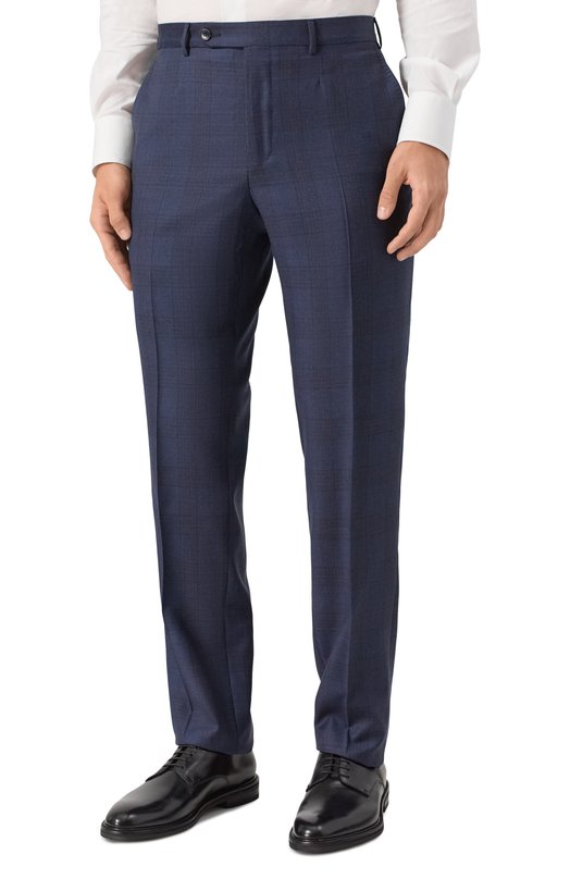 Шерстяной костюм Zegna 221225/R822052A8 Синий  221225/R822052A8 Фото 4