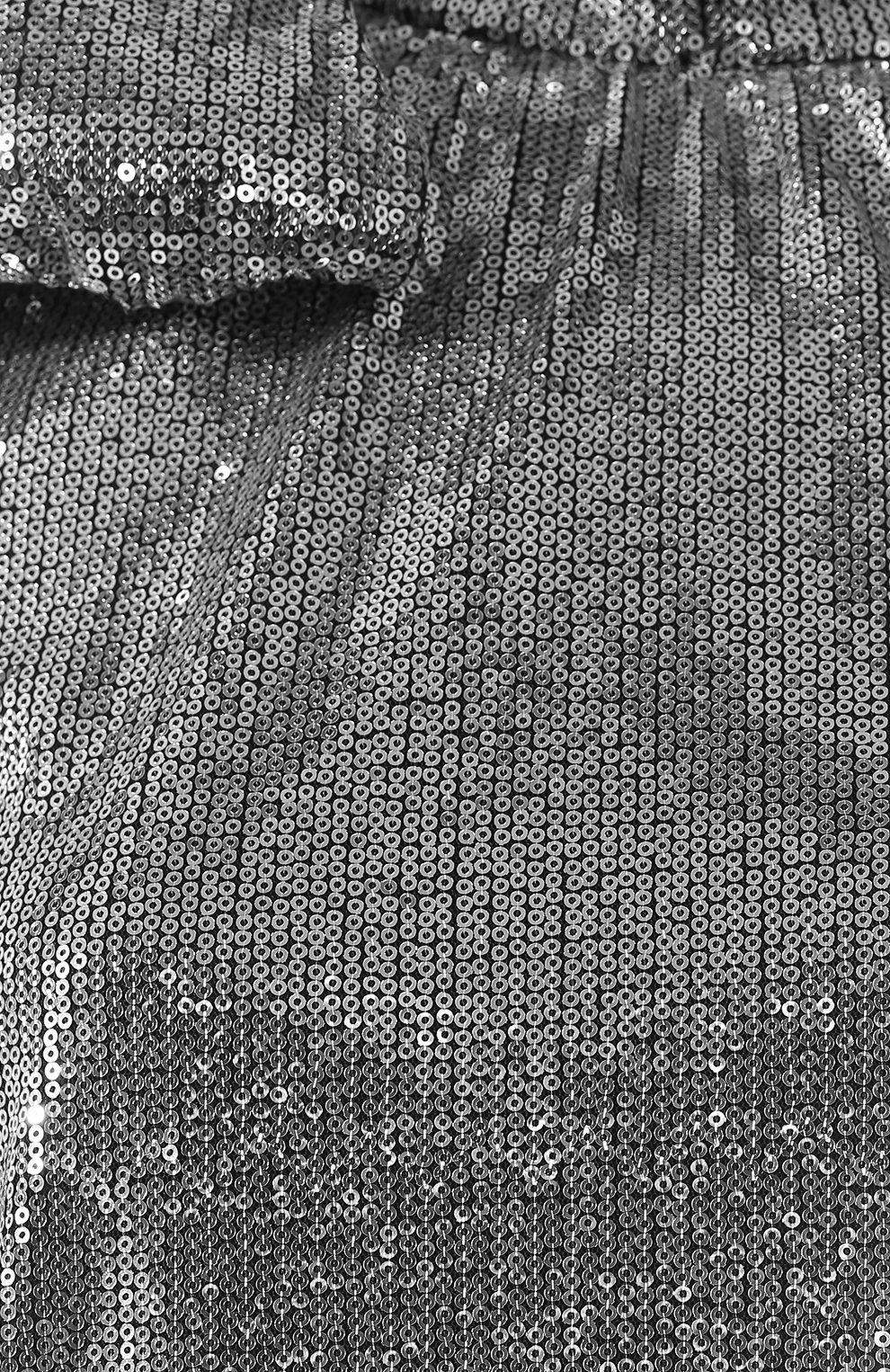 Блузка с пайетками MSGM серебряного цвета по цене 72000 руб., арт. 2643MDM20 195138, фото 5 Блузка с пайетками MSGM, арт. 2643MDM20 195138, фото 5