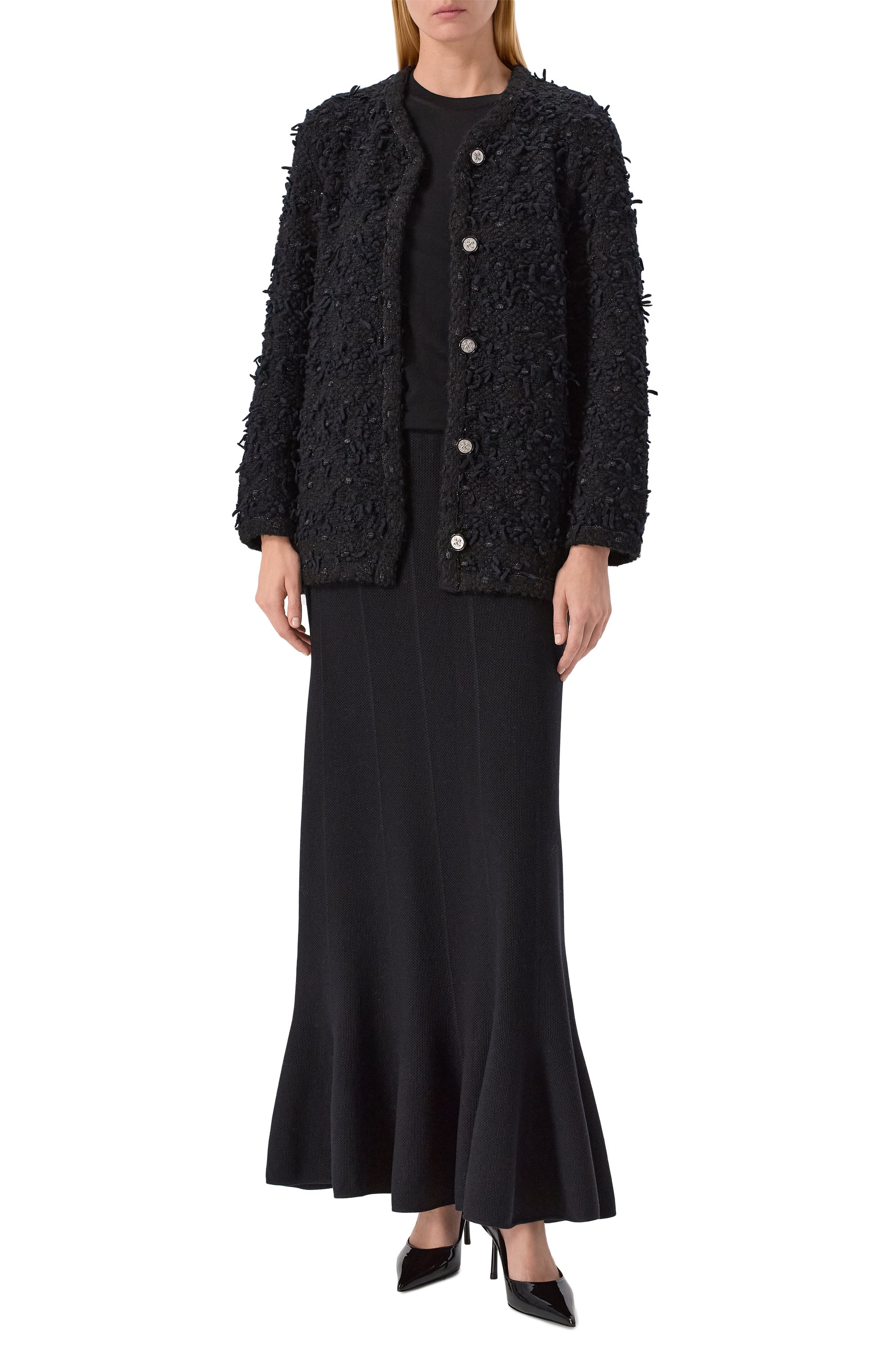 Юбка из шерсти и вискозы AND THE BRAND, арт. W26-SK048-1202-900, фото 2