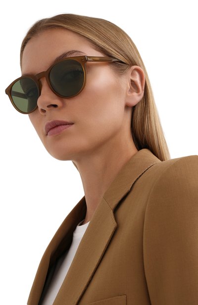 Солнцезащитные очки LORO PIANA светло-коричневого цвета по цене 44100 руб., арт. FAL0261, фото 2 Солнцезащитные очки LORO PIANA, арт. FAL0261, фото 2