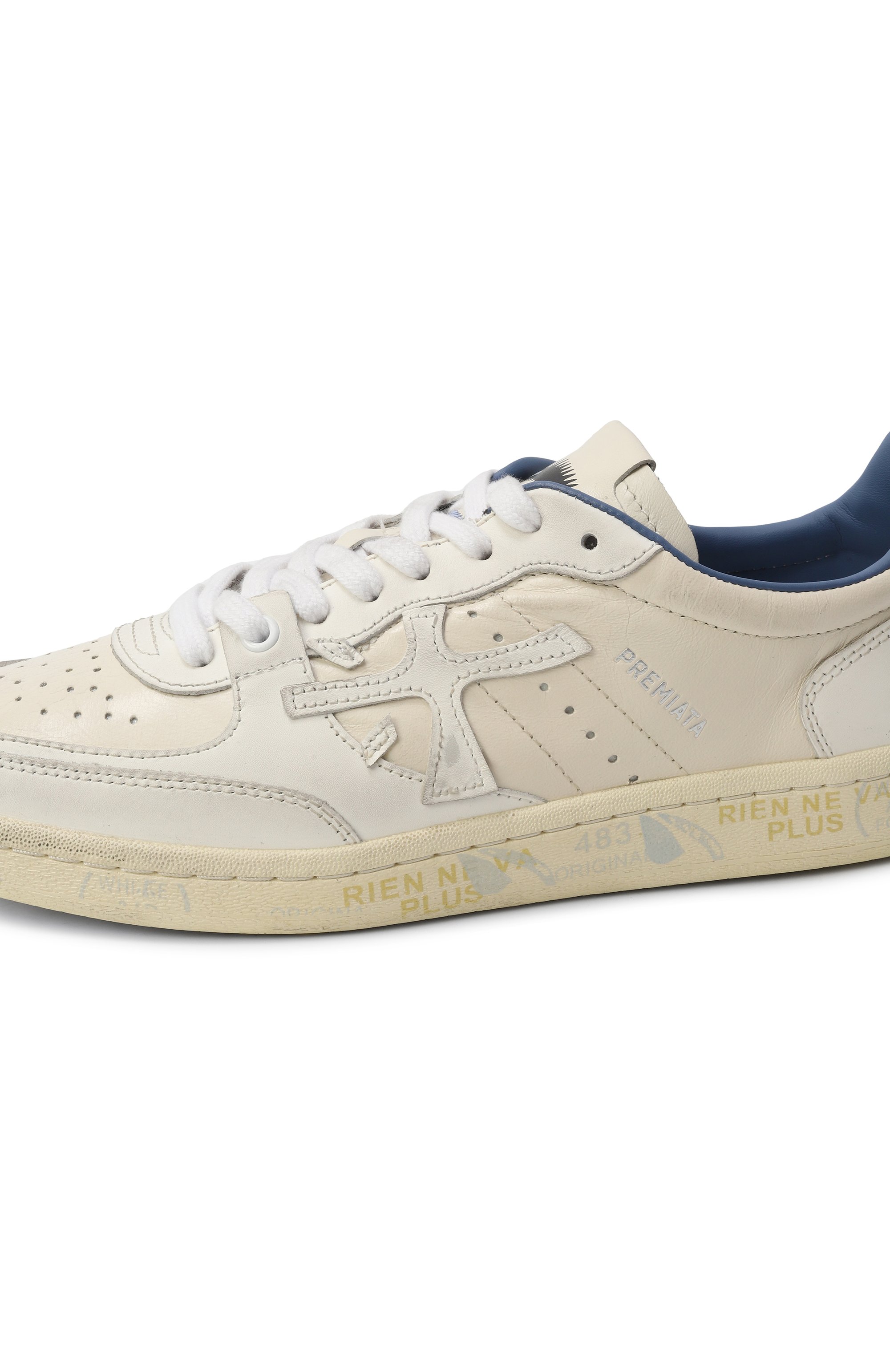 Кожаные кеды bskt clay-d PREMIATA, арт. BSKTCLAD/VAR 7315_BSKT CLAY-D/7515, фото 7