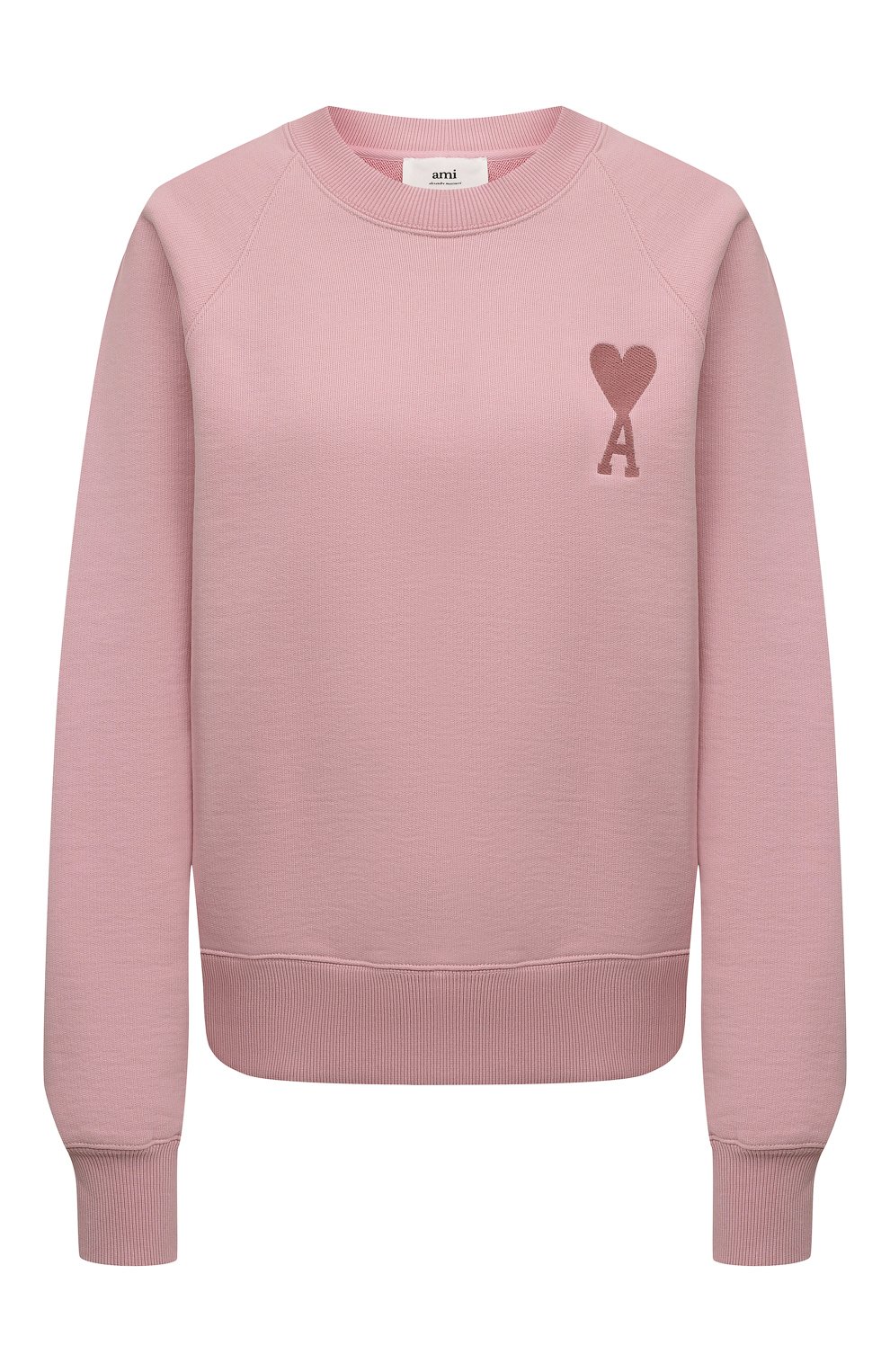 Хлопковый свитшот AMI, арт. USW002.747, фото 1