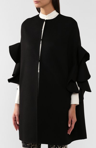 Пончо из смеси шерсти и кашемира VALENTINO, арт. SB3CG1A015E, фото 3