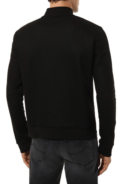 Толстовка из хлопка и шерсти WHO_AM, арт. MC1-P249-BLK/KHAKI, фото 4