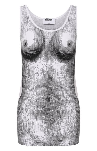 Женский хлопковая майка MOSCHINO, арт. A1206/0535