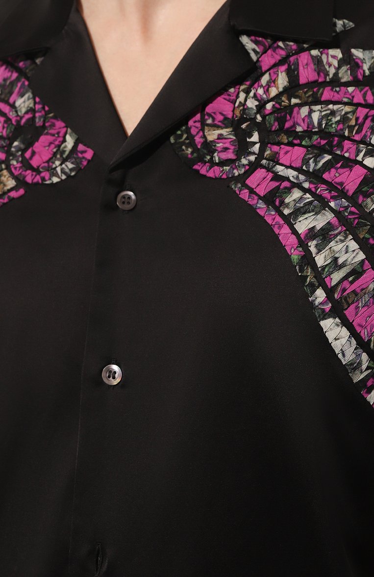 Рубашка из вискозы и хлопка DRIES VAN NOTEN, арт. 231-020731-6190, фото 1