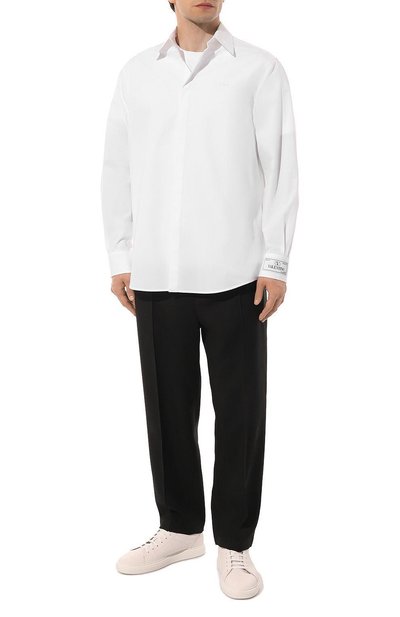 Хлопковая рубашка VALENTINO, арт. 3V3ABR954WW, фото 2