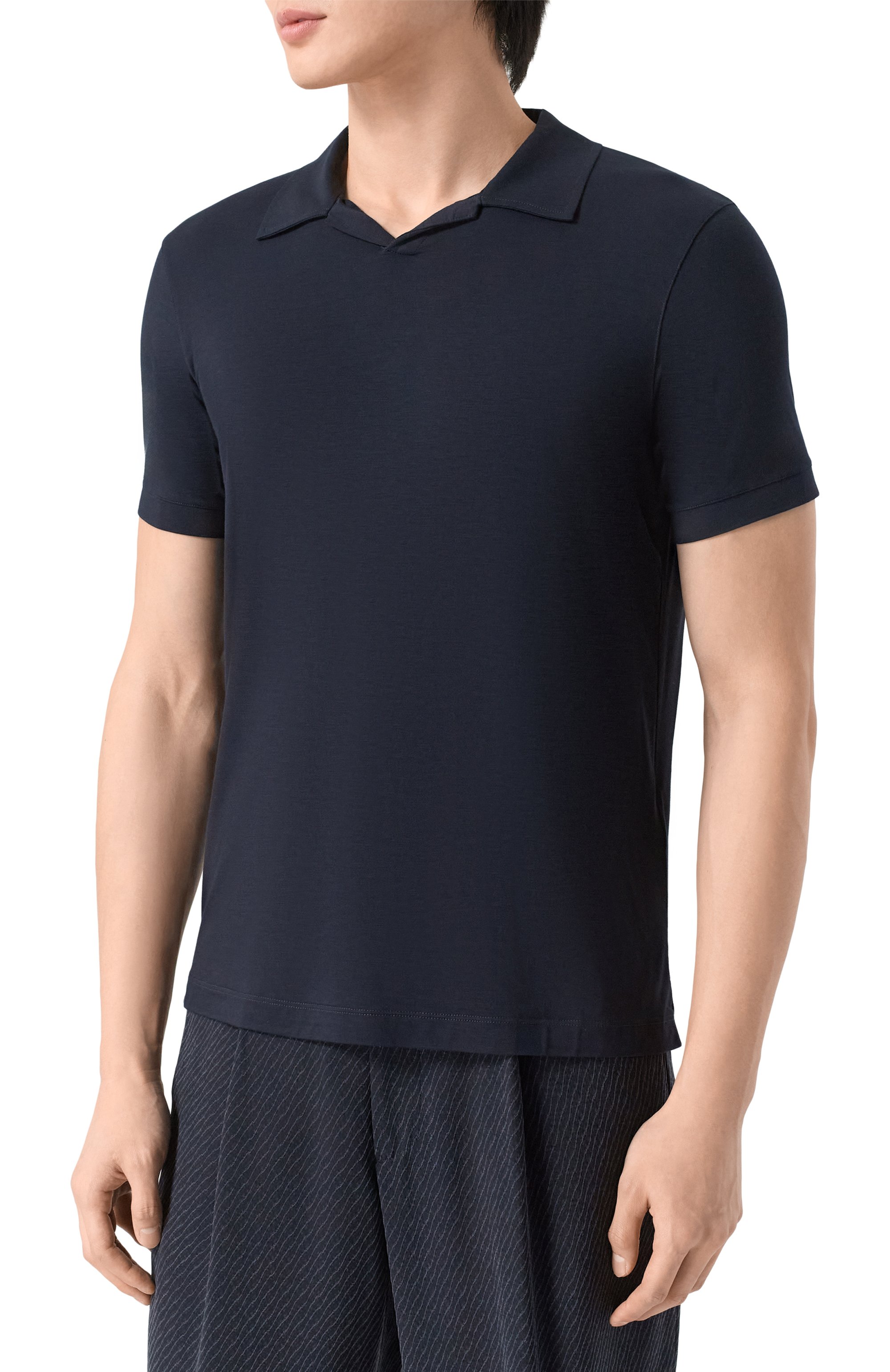 Поло из вискозы GIORGIO ARMANI, арт. 3GSF51/SJP4Z, фото 3