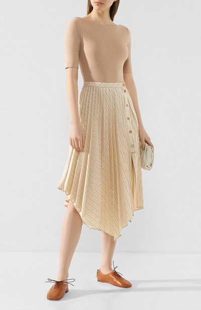 Хлопковое боди ACNE STUDIOS бежевого цвета по цене 19550 руб., арт. AL0120/W, фото 2 Хлопковое боди ACNE STUDIOS, арт. AL0120/W, фото 2