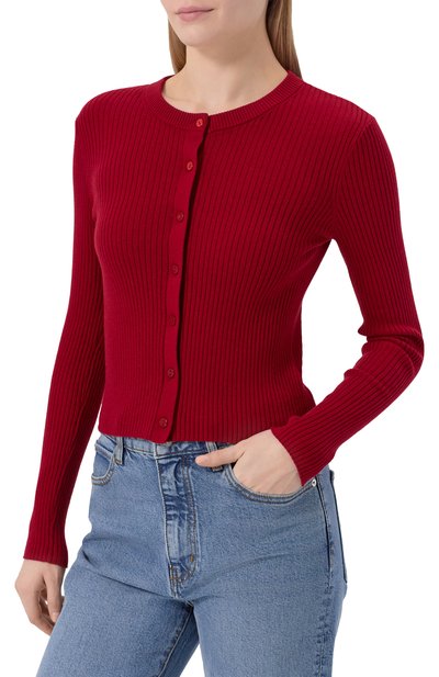 Кардиган из хлопка и шелка acqua PAIGE, арт. 1E08H24-C852, фото 3