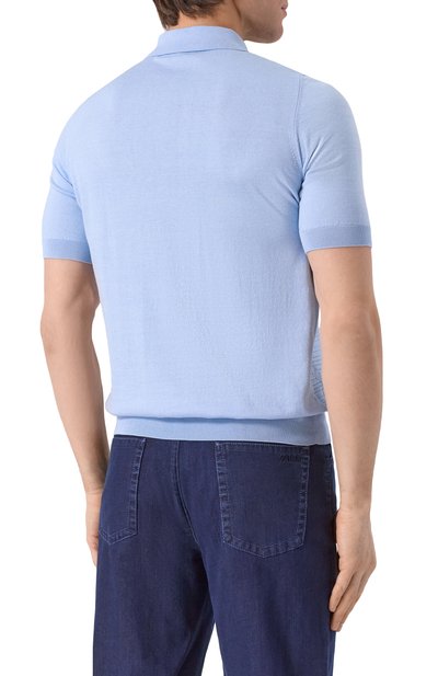 Поло из шелка и хлопка ZILLI, арт. KZP002M0142VTNW00, фото 4