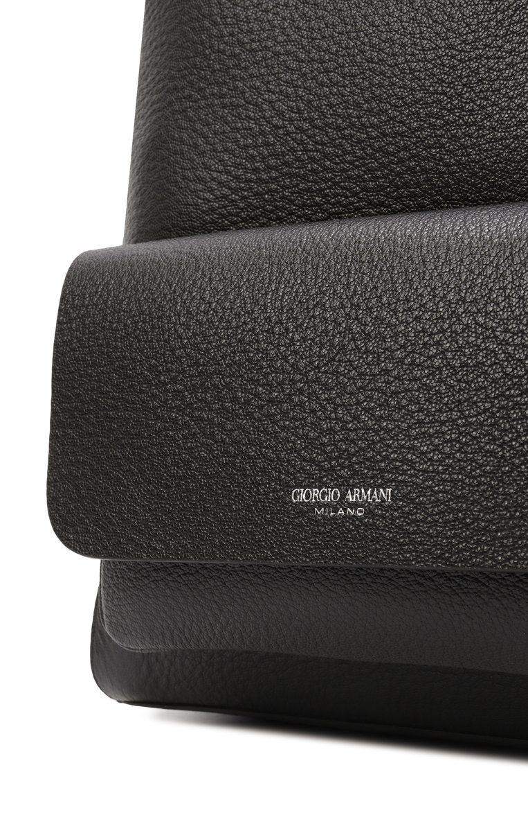 Мужской рюкзак GIORGIO ARMANI черного цвета, арт. Y20182/YR56J | Фото 3 (Материал: Натуральная кожа; Размер: large; Стили: Классический; Сумки-технические: Рюкзаки - большие)