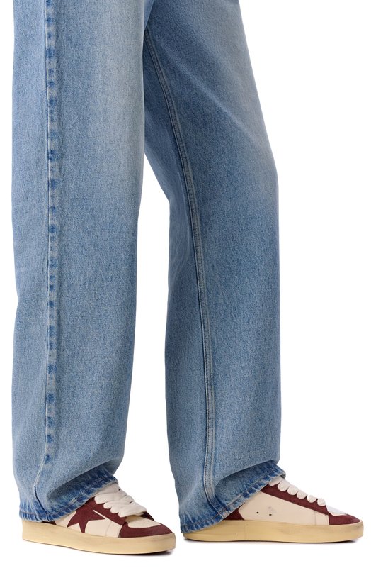 Кожаные кеды Stardan LTD Golden Goose Deluxe Brand GWF00333.F007270 Бордовый  GWF00333.F007270 Фото 2