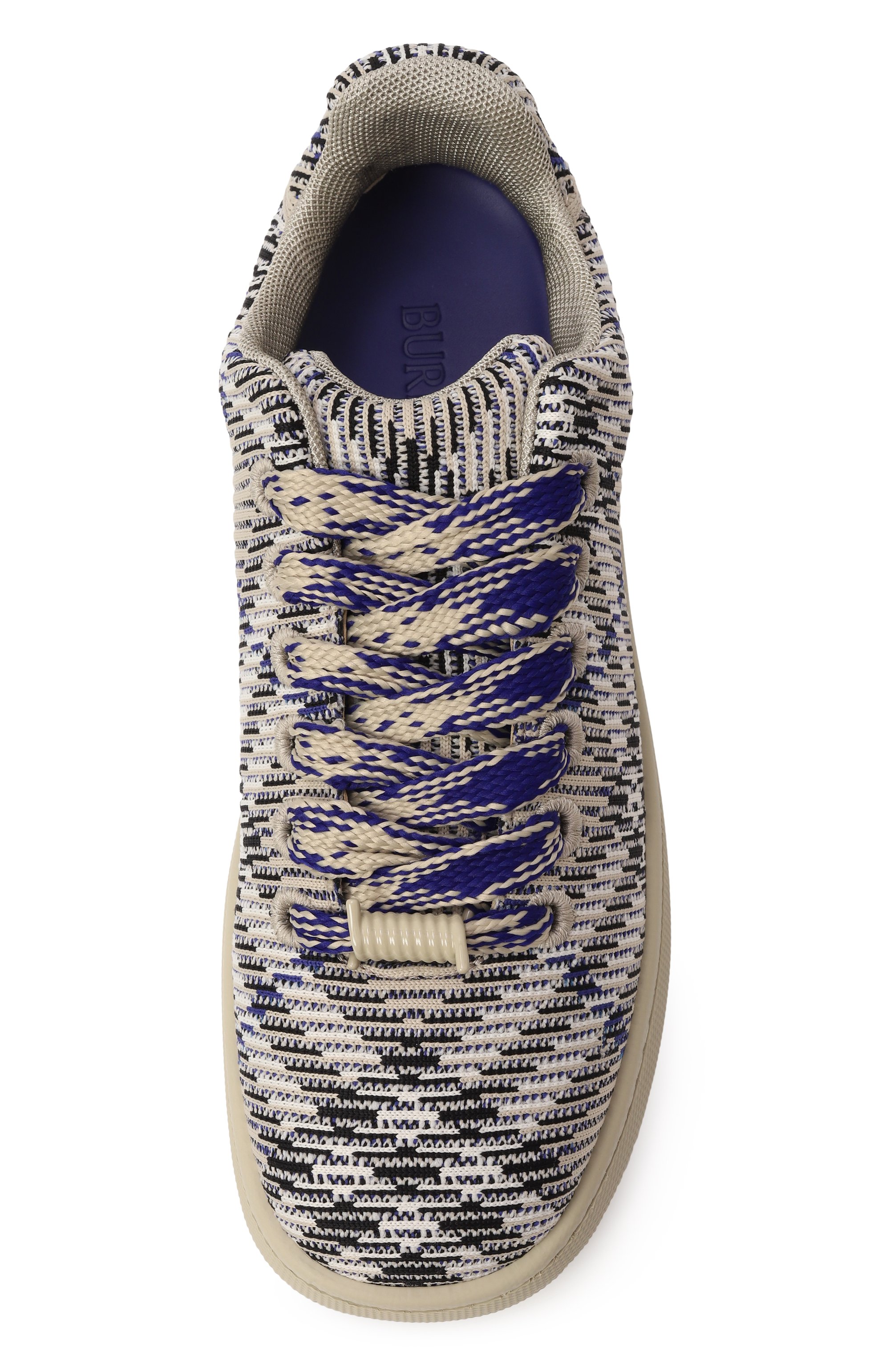 Текстильные кеды box BURBERRY, арт. 8088487, фото 6