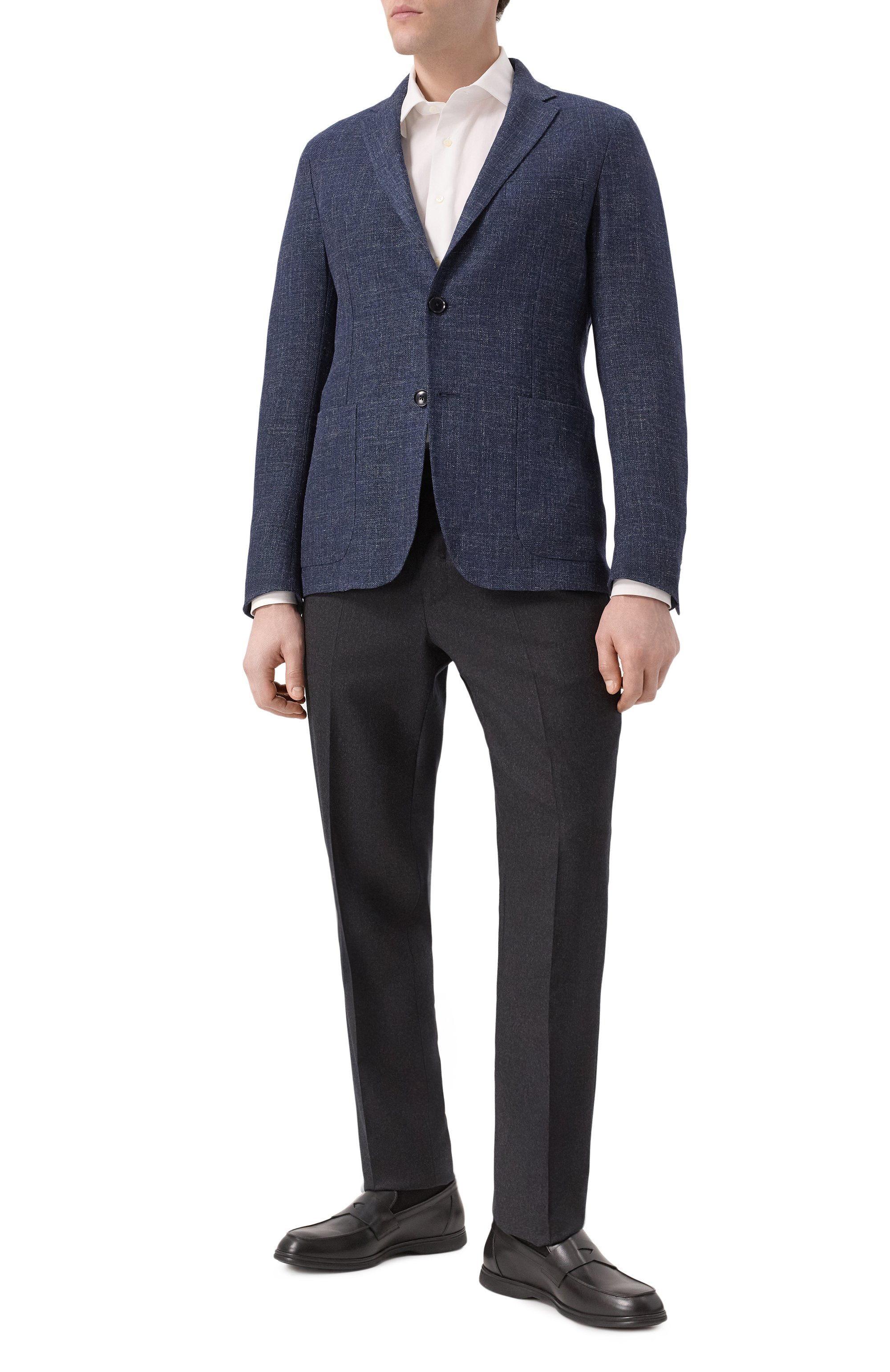 Пиджак из шерсти и шелка ZEGNA, арт. 1DNMG0/949701A9, фото 3