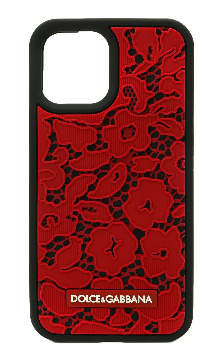 Чехол для iphone 12/12 pro DOLCE & GABBANA красного цвета, арт. BI2907/A0700 | Фото 1 (Региональные ограничения белый список (Axapta Mercury): RU, Не проставлено; Нос: Не проставлено)