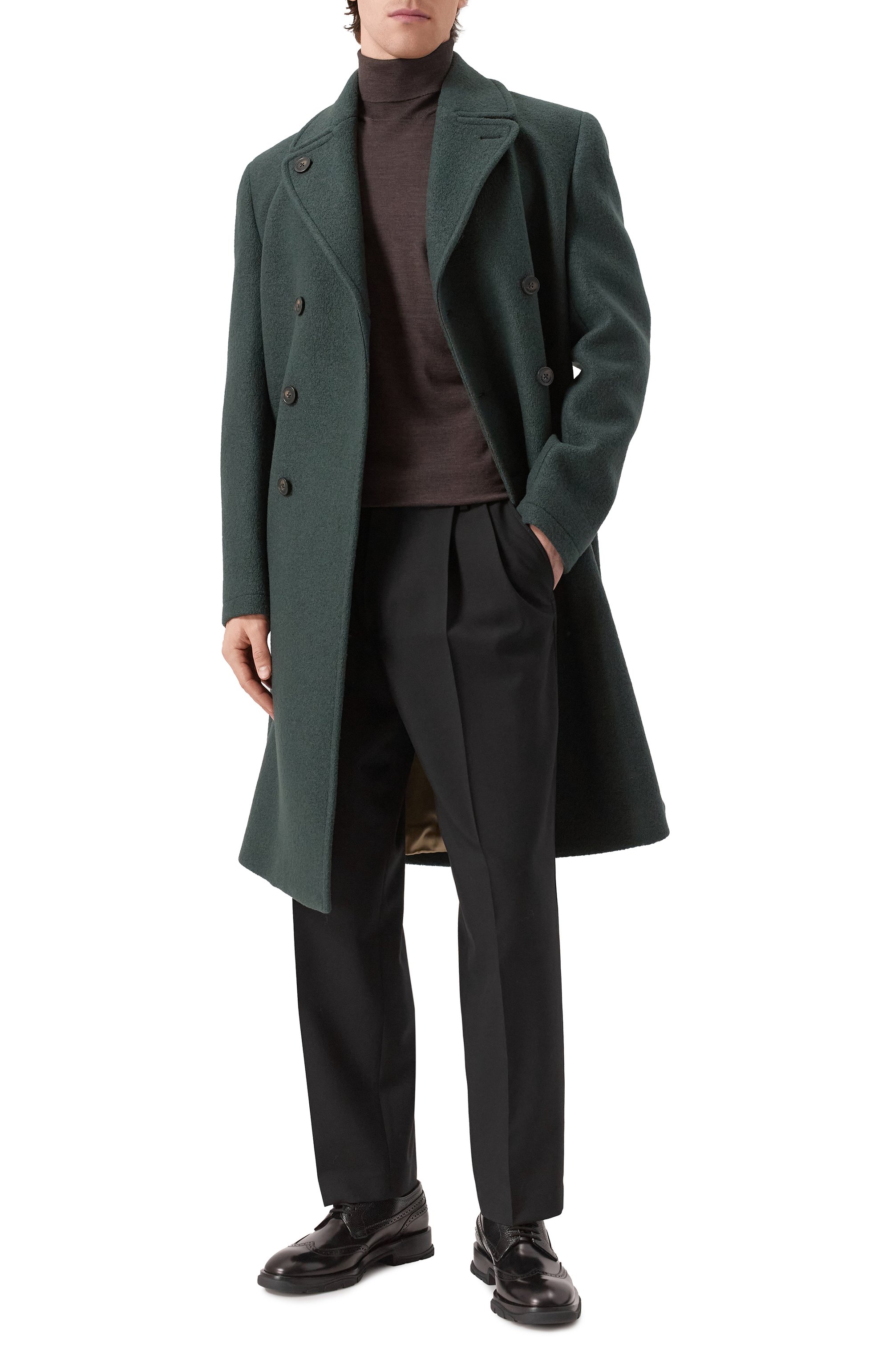 Шерстяные брюки DRIES VAN NOTEN, арт. 251-020902-1381, фото 2