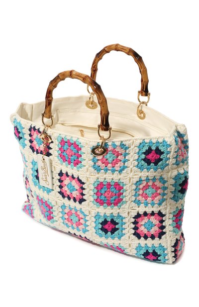 Сумка MC2 SAINT BARTH белого цвета по цене 26050 руб., арт. STBA VICT0RIA CR0CHET/VIC0004/02070B, фото 3 Сумка MC2 SAINT BARTH, арт. STBA VICT0RIA CR0CHET/VIC0004/02070B, фото 3