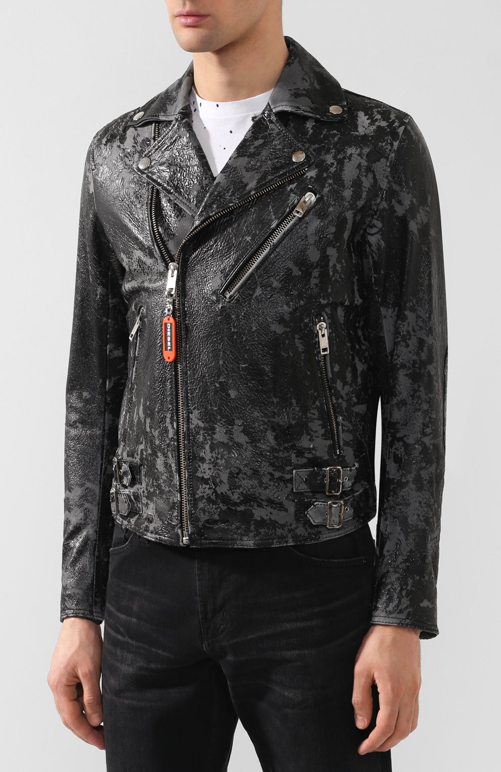 Кожаная косуха DIESEL, арт. 00SNTK/0EAUS, фото 3